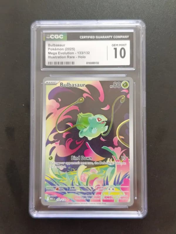 CGC GEM MINT 10 Bulbasaur MEG133