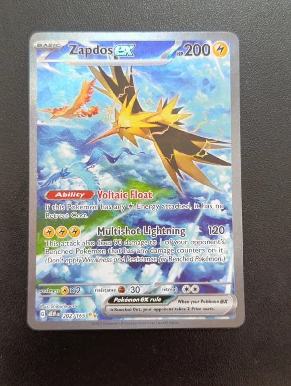 Zapdos EX Mew202 NM