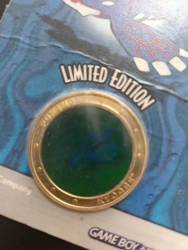 Pokémon Sapphire Collectors coin Limited Edition image 2