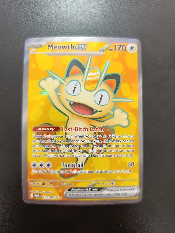 Meowth Full art from Perfect Order NM