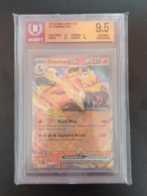 Charizad EX MEW006 graded BGS 9.5
