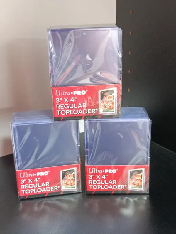 3 pieces Lot Ultra pro Top loaders
