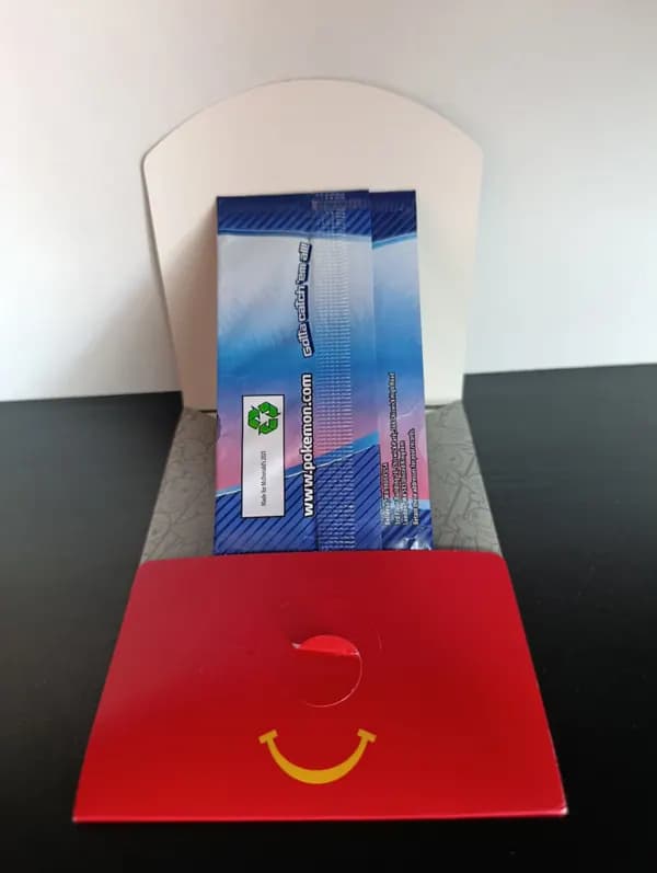 McDonald's 25th anniversary Booster Pack with original pack image 2