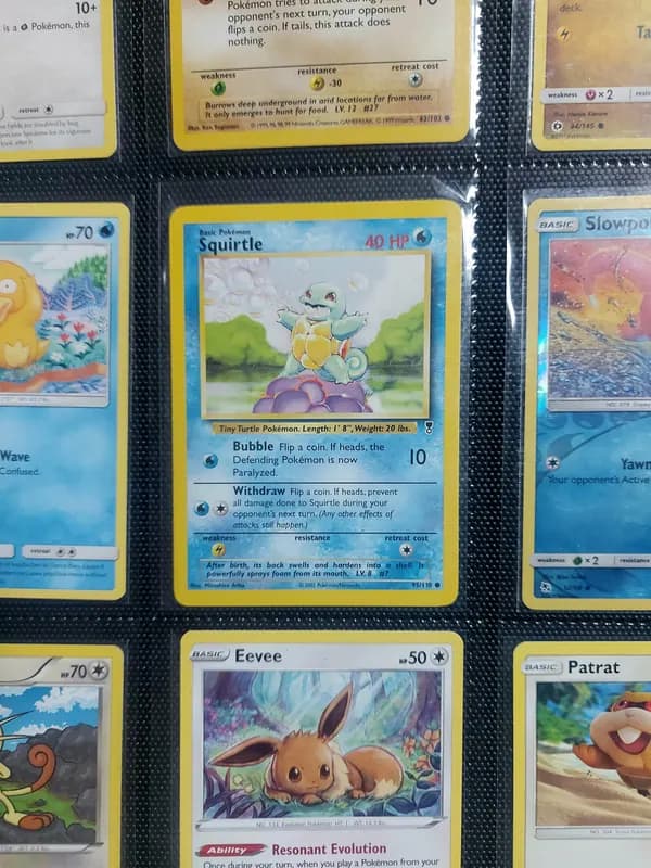 Base set squirtle lot