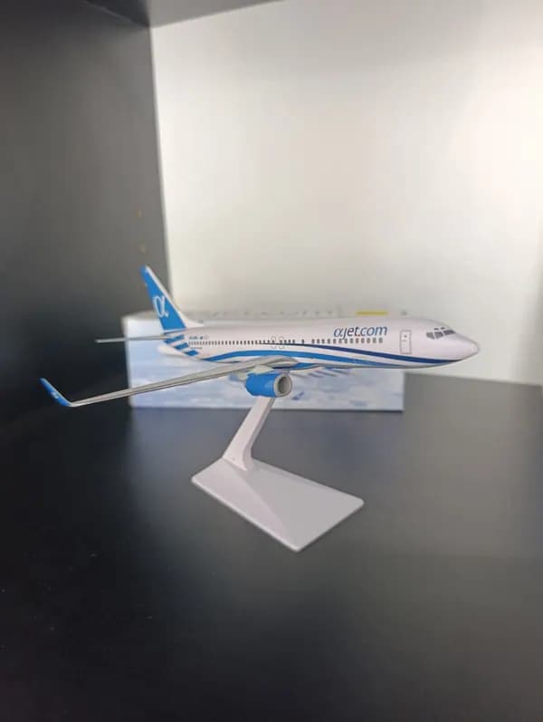 1:200 Ajet Ex-Helios plastic model Airplane Boeing 737-800