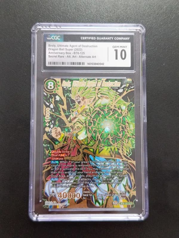 Broly, Ultimate agent of Destruction BT6-125 CGC 10