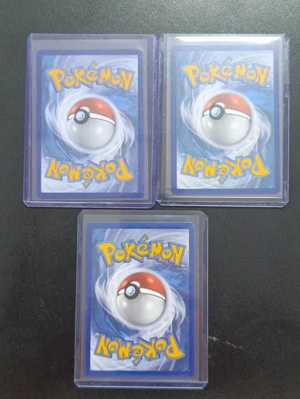 Set of 3 VMax gold cards from sword and shield era image 2