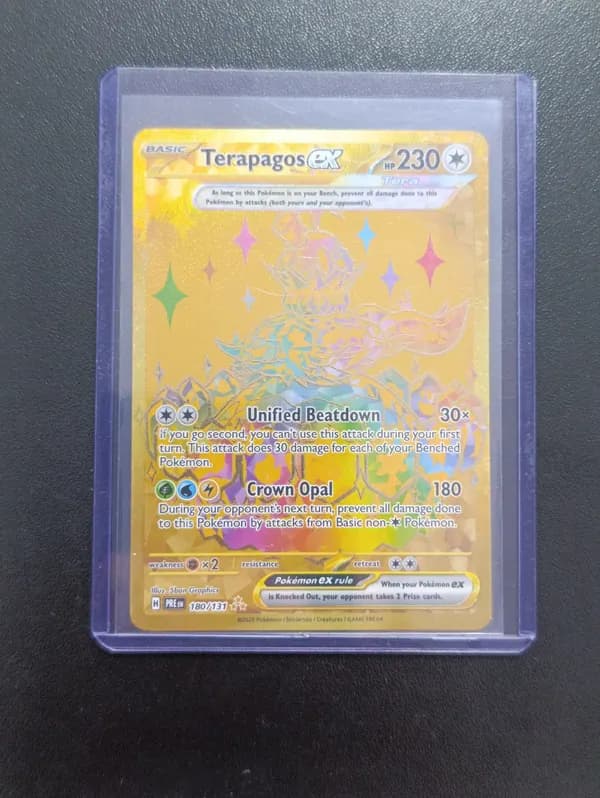 Terapagos Ex PRE180 gold card NM