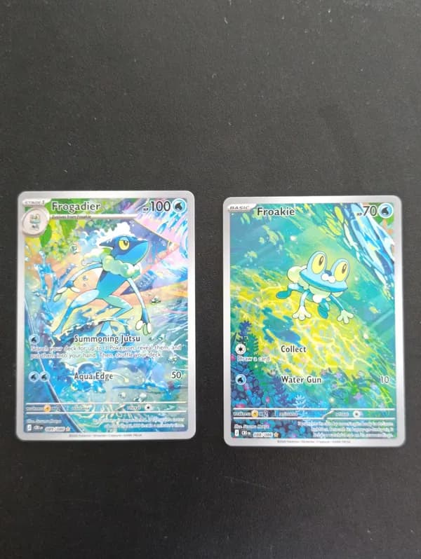 Froakie & Frogadier from Chaos Rising NM condition