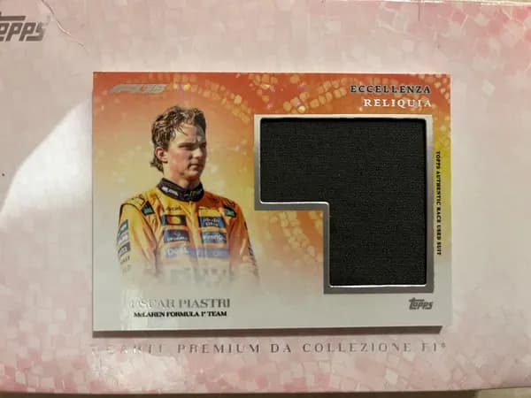 Eccellenza 2025 Reliquia Oscar Piastri Race Worn Patch Relic