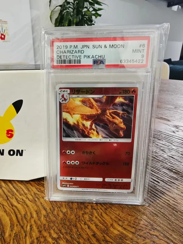Charizard Detective Pikachu Japanese PSA 9 image 2