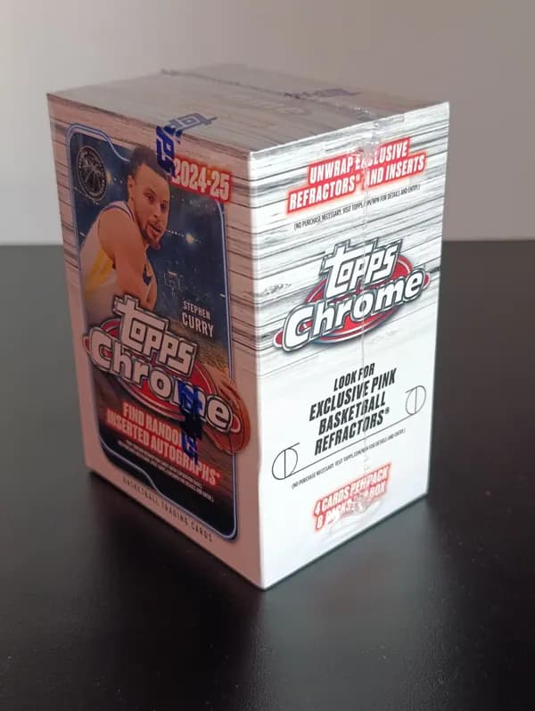 24-25 Basketball Topps Chrome Blaster Box image 2