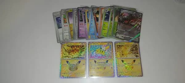 3x Pikachu 30th Anniversary + Bulk Twilight Masquerade (29 cards)
