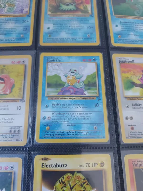 🔥 2 binder pages full of Vintage Pokemon